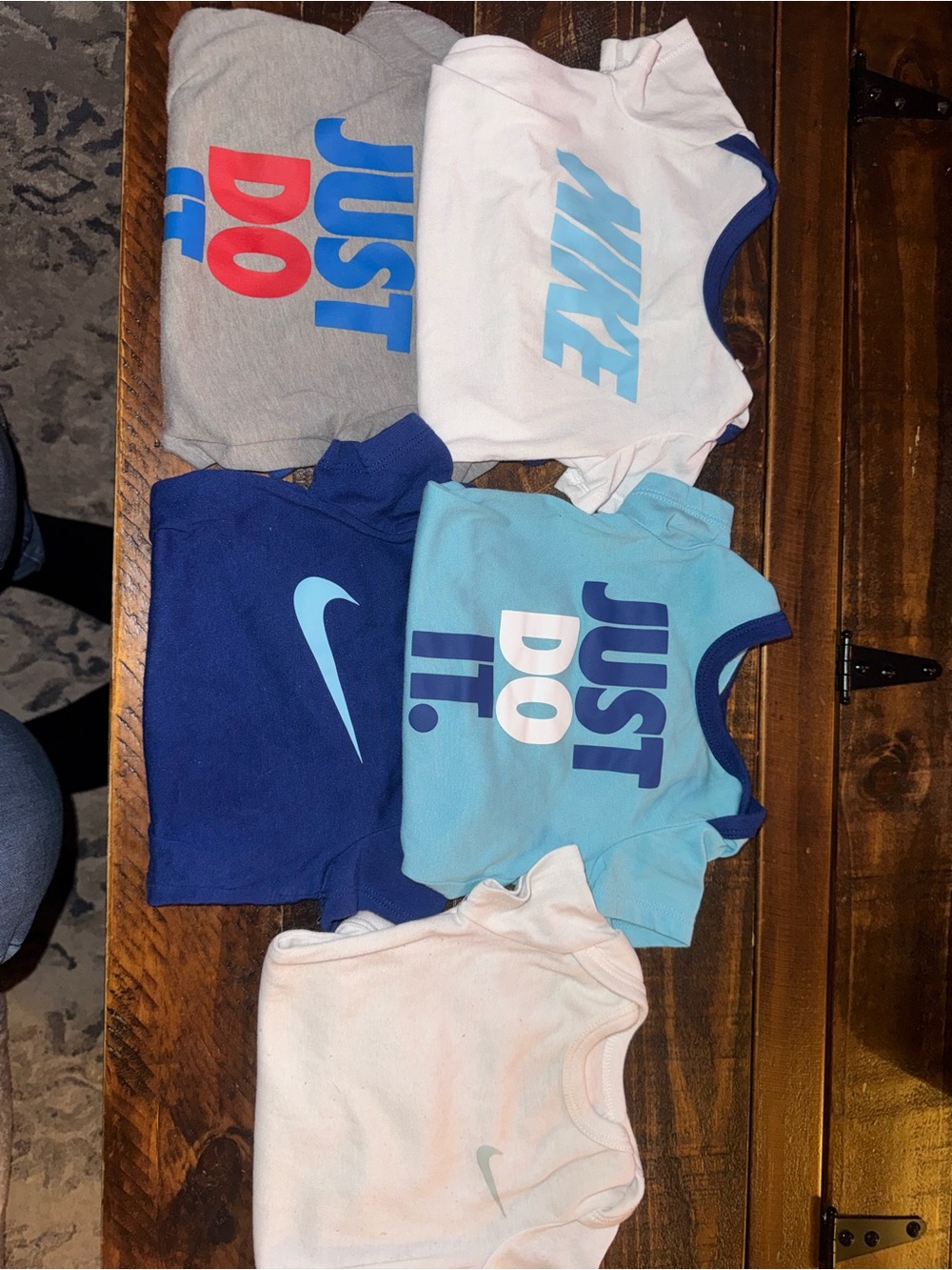 Nike Kids Short-Sleeve Tees - Blue, Light Blue, Navy, White, Gray, Pink